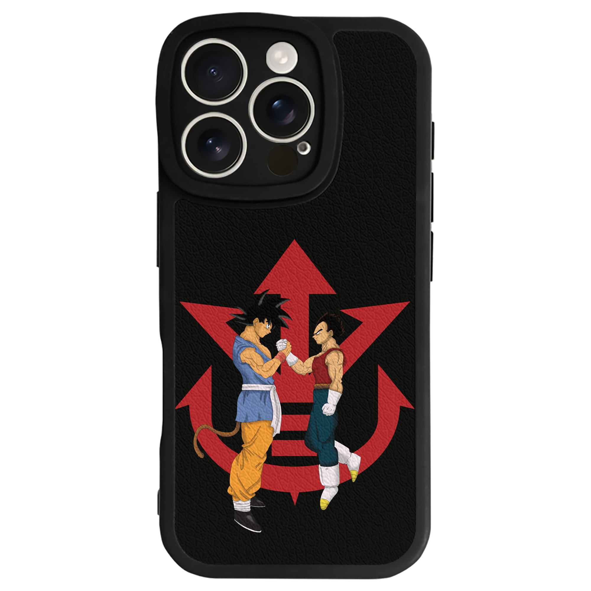 （画像用） ドラゴンボール 孫悟空（そん ごくう）Son Goku カカロット DRAGON BALL Kakarotto 【iPhone 16シリーズ対応】シリコンスマホケース（レザー調） 材質：シリコン